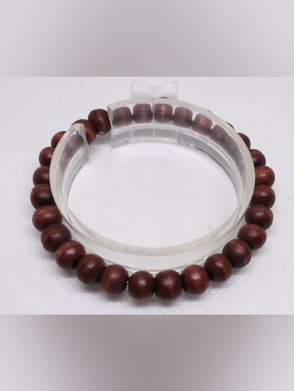 Men's Bracelet Wooden Beaded Beads Brown New Jewelry G30